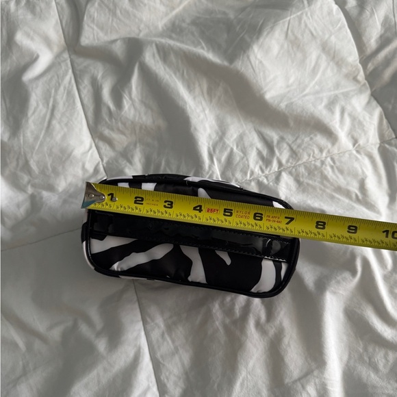 Zebra Print Makeup Bag | Travel Cosmetic Organizer | 8” x 4” - Picture 6 of 11